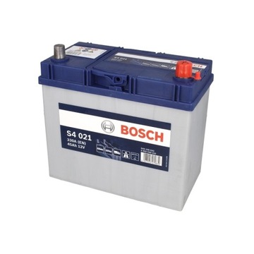 Аккумулятор 45 Ач/330 А P+ BOSCH SILVER S4 ASIA S4021