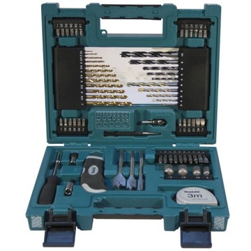 ZESTAW WIERTEŁ I BITÓW MAKITA 71 SZTUK D-33691