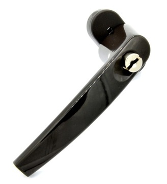 РУЧКА С ЗАМКОМ, КОРИЧНЕВЫЙ ОКОННЫЙ ЗАМОК