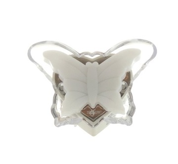 LAMPKA NOCNA DO GNIAZDKA LED 4 KOLORY MOTYL 0,3W