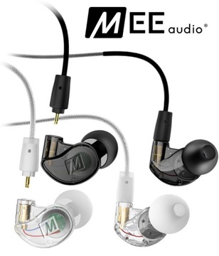 Наушники MEE Audio M6 PRO 2-го поколения, внутриканальные мониторы, прозрачные