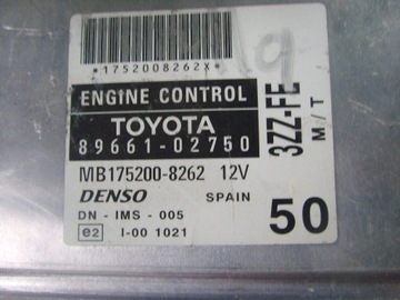 COROLLA E12 1.6 VVT JEDNOTKA ŘÍZENÍ 89661-02750