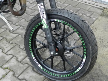 DERBi Senda naklejki paski na koła GAS MONKEY
