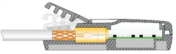 Разветвитель 1/2 Televes easy F Splitter Разветвитель 2x TV SAT DVB-T2 выхода