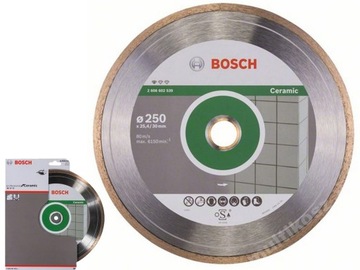 BOSCH Tarcza diamentowa DO PŁYTEK 250x30/25,4