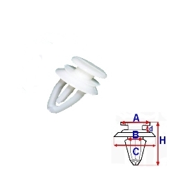 Spinka wewnętrzna tapicerki Opel c50550