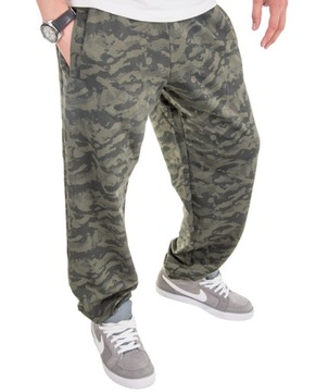 Spodnie Męskie Dresy Army Moro Joggery Baggy XL