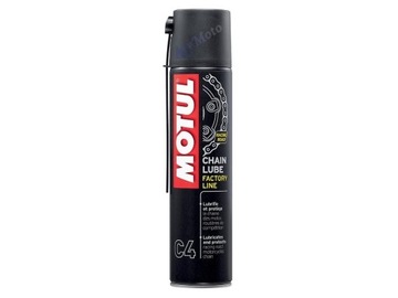 MOTUL CHAIN ​​GREASE C4 CHAIN ​​LUBE FL 400ML MOTUL / БЕЛЫЙ / МОТОЦИКЛЫ