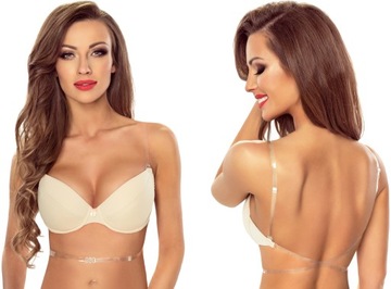 Biustonosz PUSH UP MULTIWAY SILIKONOWY BEŻ 85C