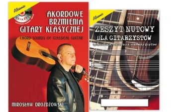 Gitara klasyczna Akordy z CD + Zeszyt nutowy nuty