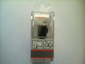 BOSCH Frez dwuostrzowy do wpustów do drewna 16 mm