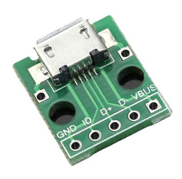 Przejściówka Micro USB na PCB DIP 5 PIN Adaptor