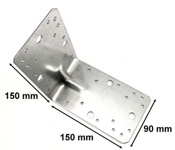 KĄTOWNIK ŁĄCZNIK Z PRZETŁOCZENIEM 150x150x90x2.5