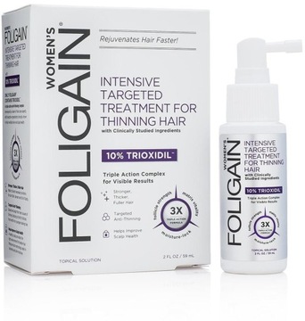 Foligain 10% Trioxidil na porost włosów dla kobiet