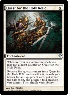 MTG 2x Quest for the Holy Relic (Uncommon)