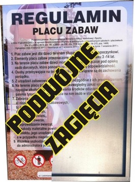 REGULAMIN BOISKA PLACU ZABAW 500x700 blacha