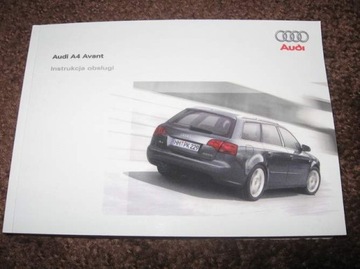 AUDI A4 avant B7 instrukcja obsługi polska kombi 2004-2008