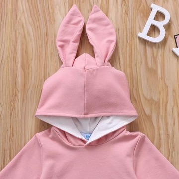 Детский свитшот с ушками, боди из хлопка, BUNNY EARS 68 74