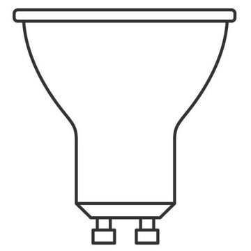 Галогенная светодиодная лампа 5W 50W GU10 36s Osram Value