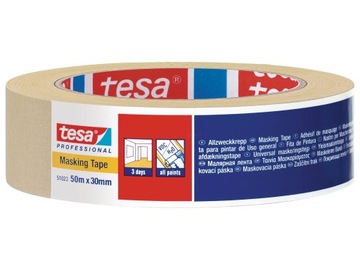 Tasma maskujaca TESA Wymiar: 30mm x 50m