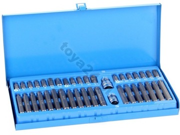ZESTAW BITÓW KLUCZY IMBUS TORX SPLINE HEX 40 SZT