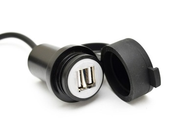 РОЗЕТКА ПРИКУРАЖАТЕЛЯ МОТОЦИКЛА 2 X USB 5 В