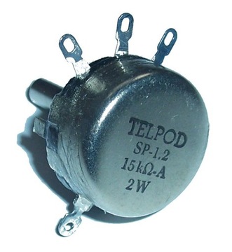 POTENCJOMETR TELPOD SP-1.2 _ 15k A 2W oś 25mm