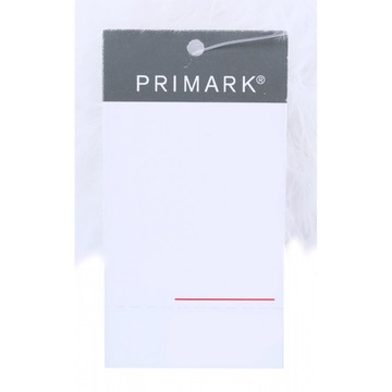Białe klapki z piórkami PRIMARK 39