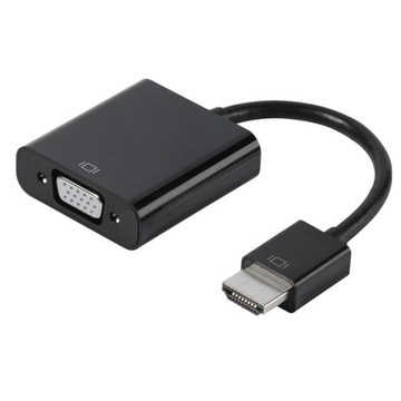 Markowy Adapter HDMI Wtyk do VGA Gniazdo Audio/Video Sklep Vivanco W-wa