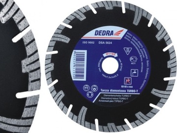 DEDRA Tarcza Turbo-T 230mm x25,4 zbrojony beton
