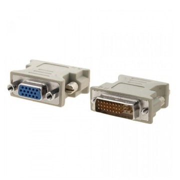 Adapter do monitora DVI-I DVI 24+5PIN do VGA 15PIN