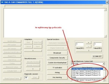 VAG COMMANDER HEX EEPROM K CAN