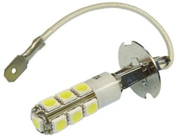 żarówka H3 LED 13 SMD wysoka jakość Biała 12V 24V