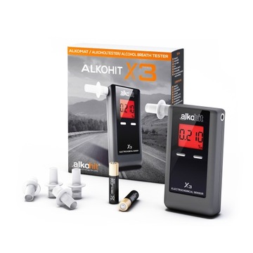 Алкотестер Alkohit X3 от компании Breathalyzers Dkd, 6-ЛЕТНЯЯ ГАРАНТИЯ