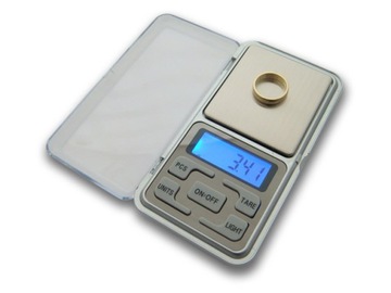 WAGA KIESZONKOWA JUBILERSKA 200g/0,01g LCD W001