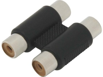 Łącznik 2x gniazdo RCA ( cinch ) / 2 gn RCA (0604)