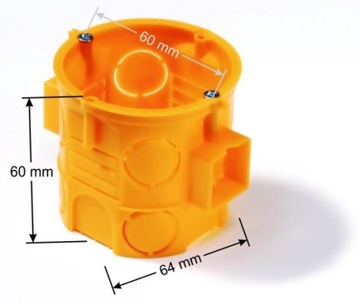 Электрическая коробка скрытого монтажа Simet 60 x 64 x 61 мм