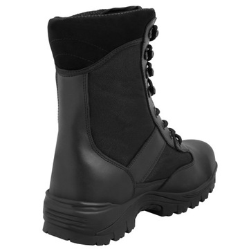 BUTY TAKTYCZNE WOJSKOWE OCHRONA SECURITY MIL-TEC Trekkingowe Czarne 44