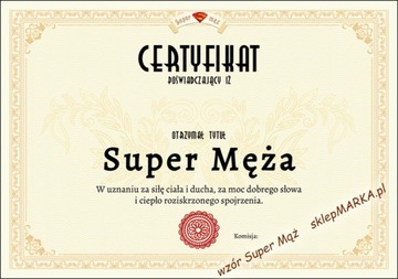 Mąż na medal Pantofle - super prezent dla Niego 40