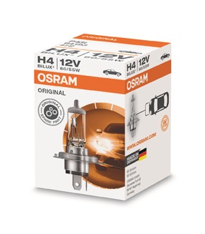 H4 OSRAM ORIGINAL 12V 60/55W długa żywotność P43T