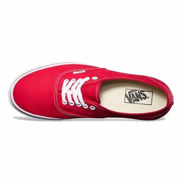 Туфли VANS U Authentic красные VEE3RED R.38.5