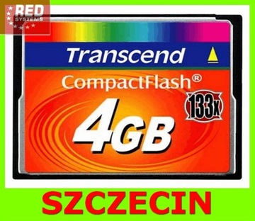 Карта Compact Flash CF 4 ГБ 133x Transcend Щецин