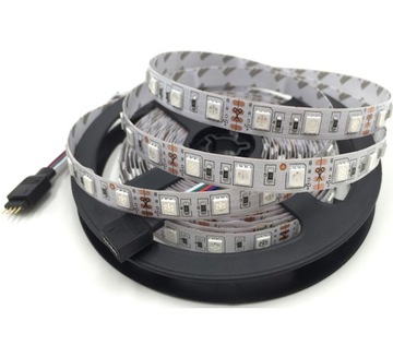 RGB 300 LED SMD 5050 STRIP 5м пульт дистанционного управления + блок питания привода