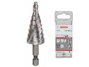 Bosch Wiertło do metalu stopniowe HSS 4-20mm