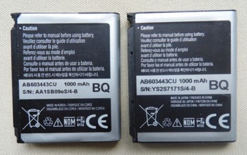BATERIA AB603443CU SAMSUNG S5230 Avila Tocco Lite