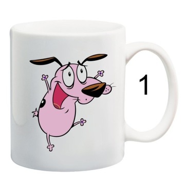 KUBEK WZORY CHOJRAK TCHÓRZLIWY PIES Cowardly Dog