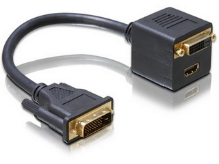 Splitter DVI to HDMI i DVI Rozdzielacz HDMI DVI