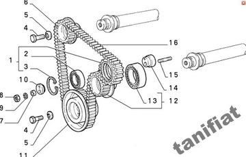 ПОДШИПНИК БАЛАНСИВНОГО РЕМНЯ ALFA ROMEO FIAT LANCIA