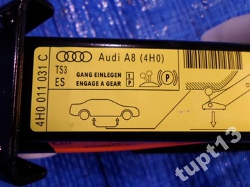 AUDI A8 4H0 ZVEDÁK VOZIDLOVÝ