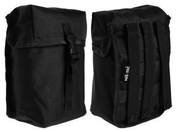 Mil-Tec Универсальный карманный подсумок MOLLE Black +GR.
